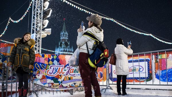 Turistas en Moscú - Sputnik Mundo