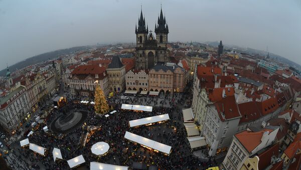 Feria navideña en Praga, capital de la República Checa - Sputnik Mundo