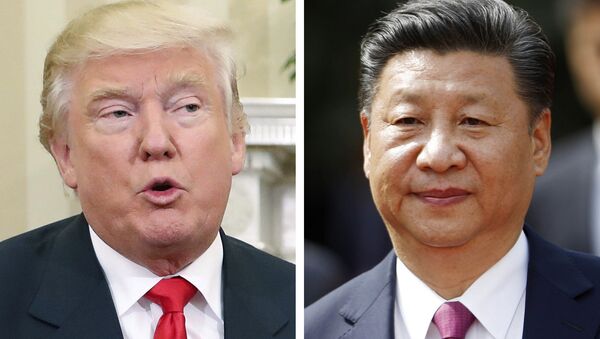 Donald Trump y Xi Jinping - Sputnik Mundo