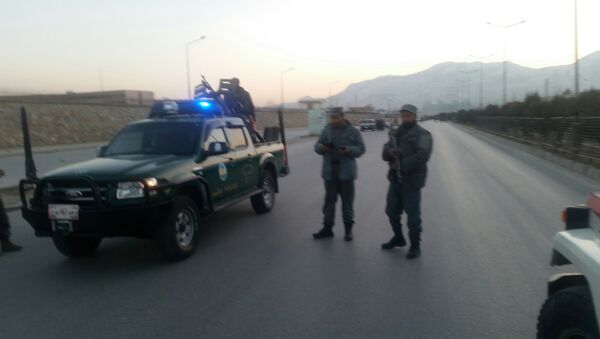 Policía afgana en Kabul (archivo) - Sputnik Mundo