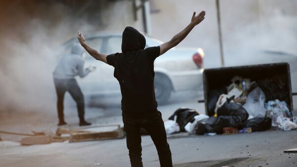 Manifestación de protesta en Bahréin - Sputnik Mundo