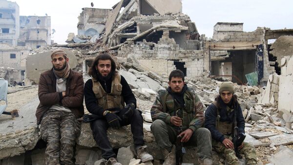 Los combatientes de la oposición siria - Sputnik Mundo