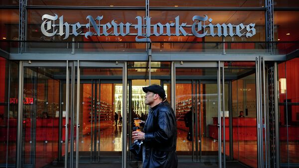 Edificio del  'The New York Times' in New York - Sputnik Mundo