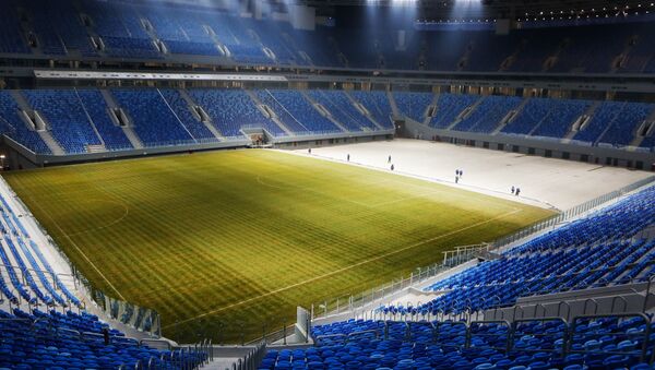 Un estadio de fútbol en San Petersburgo - Sputnik Mundo
