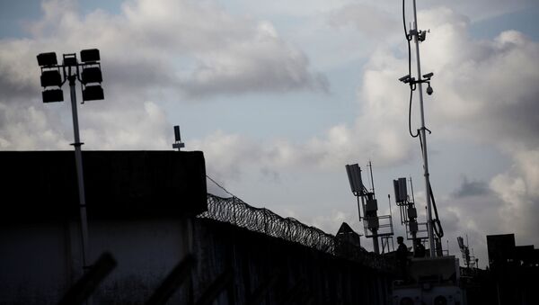 Una cárcel en Brasil - Sputnik Mundo