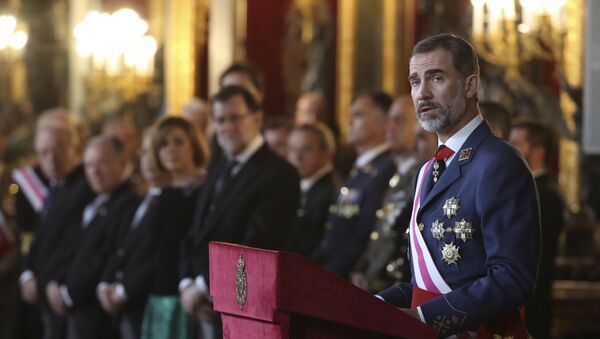 El Rey Felipe VI de España - Sputnik Mundo