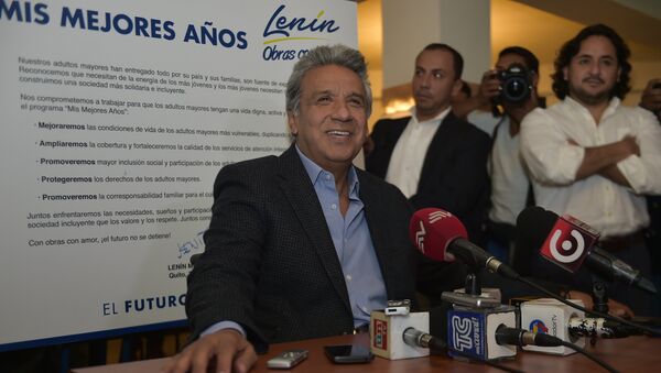 Lenin Moreno, candidato a la presidencia de Ecuador - Sputnik Mundo
