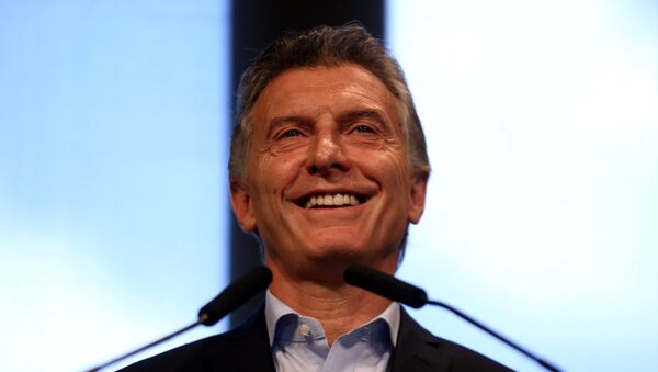 Argentine President Mauricio Macri smiles during a news conference at the Casa Rosada Presidential Palace in Buenos Aires, Argentina, January 17, 2017 - Sputnik Mundo