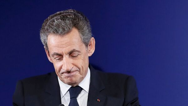 Nicolas Sarkozy, former French president, at his headquarters in Paris , France, November 20, 2016 - Sputnik Mundo
