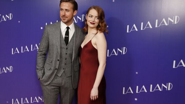 Actores de 'La La Land', Ryan Gosling y Emma Stone (archivo) - Sputnik Mundo