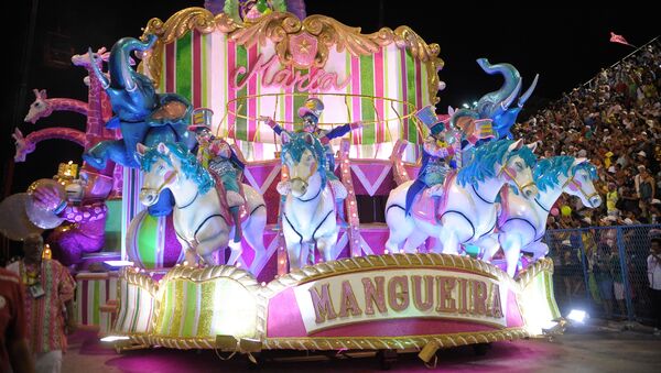 La escuela de samba de Mangueira campeona del Carnaval de Río de Janeiro (archivo) - Sputnik Mundo