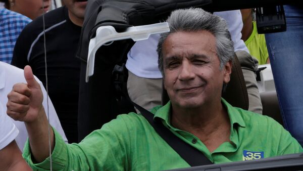 Lenin Moreno, presidential candidate from the ruling PAIS Alliance party - Sputnik Mundo
