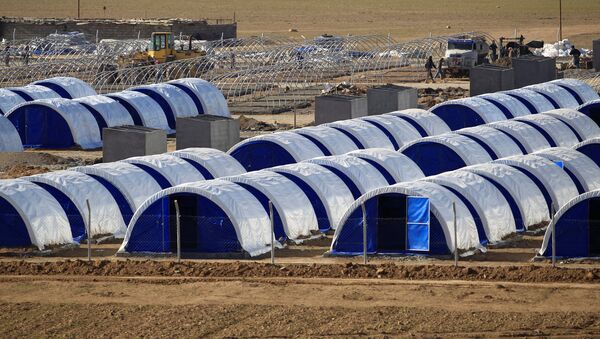 Campamento de refugiados en el sur de Irak - Sputnik Mundo