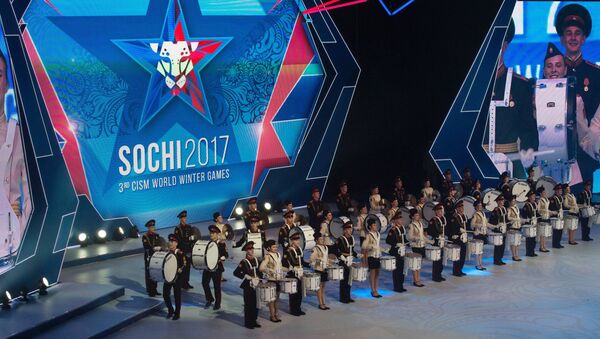 Сeremonia de apertura de los Juegos Militares en Sochi - Sputnik Mundo
