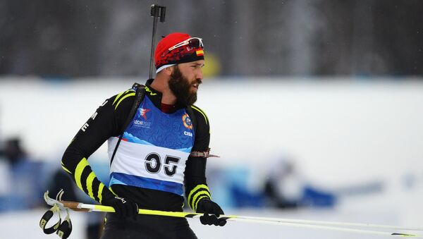 Pedro Quintana, deportista español, en los III Juegos Militares en Sochi - Sputnik Mundo