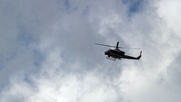 US Park Police Bell 412 Surveillance Copter No. N412PP Over The National Mall (Washington, DC) - Sputnik Mundo