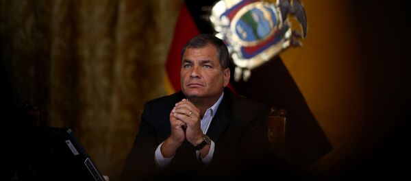 Rafael Correa, expresidente de Ecuador Rafael Correa, expresidente de Ecuador - Sputnik Mundo
