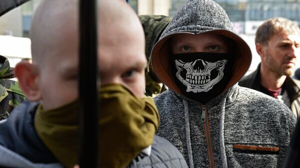 Radicales ucranianos, foto de archivo - Sputnik Mundo