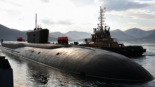 Submarino nuclear estratégico del proyecto Boréi Vladímir Monomaj (archivo) - Sputnik Mundo