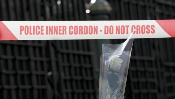 Lugar del atentado terrorista en Londres - Sputnik Mundo