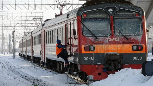 Un tren ruso - Sputnik Mundo