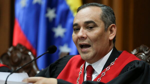 Maikel Moreno, presidente del Tribunal Supremo de Venezuela (archivo) - Sputnik Mundo