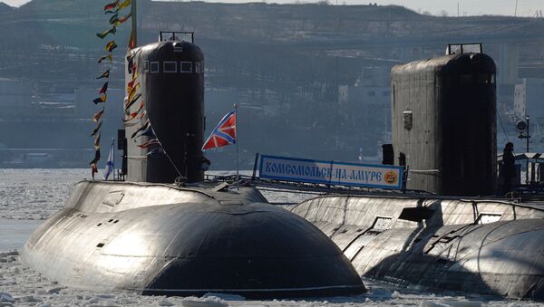 Los submarinos de Flota de Pacífico de Rusia - Sputnik Mundo