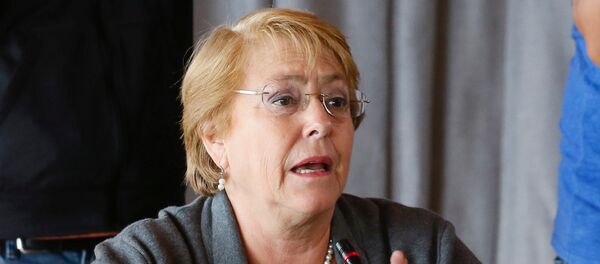 Michelle Bachelet, presidenta de Chile Michelle Bachelet, presidenta de Chile - Sputnik Mundo