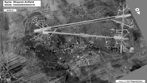 Base aérea de Shairat en la provincia siria de Homs - Sputnik Mundo