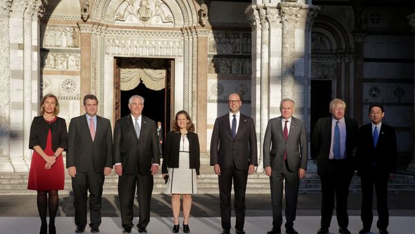 Los ministros de Exteriores del G7 en Lucca - Sputnik Mundo