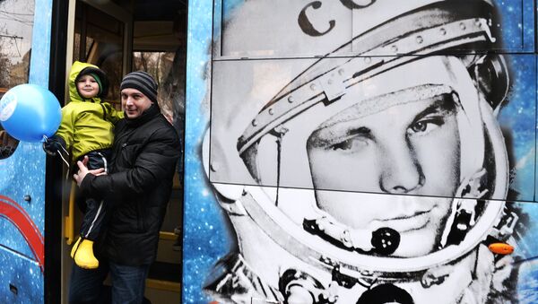 Retrato de Yuri Gagarin - Sputnik Mundo
