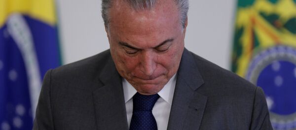 Michel Temer, presidente de Brasil Michel Temer, presidente de Brasil - Sputnik Mundo