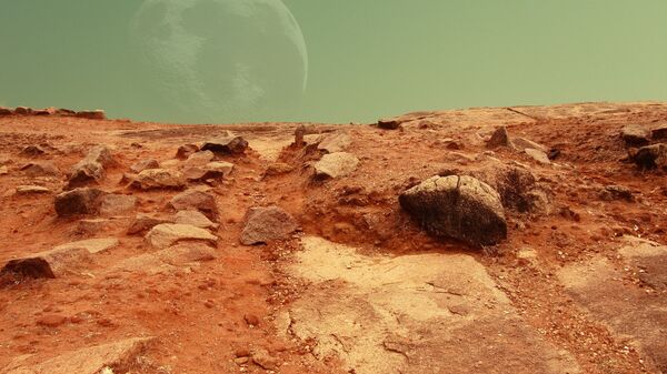 La superficie de Marte (ilustración) - Sputnik Mundo