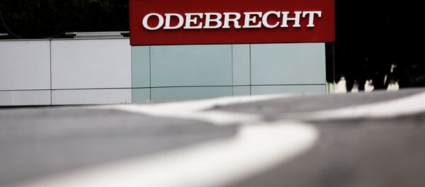 El logo de Odebrecht El logo de Odebrecht - Sputnik Mundo