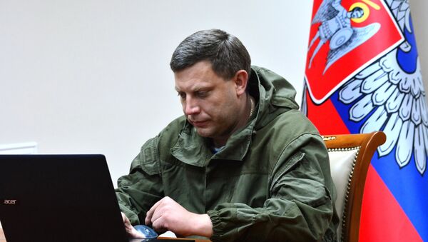 Alexandr Zajárchenko, líder de la autoproclamada República Popular de Donetsk - Sputnik Mundo