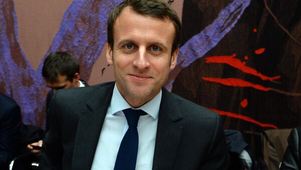 Emmanuel Macron, candidato presidencial de Francia (archivo) - Sputnik Mundo