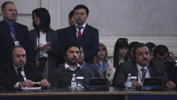 Osama Abu Zeid, portavoz de la delegación de la oposición siria en las consultas en Astaná - Sputnik Mundo