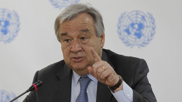 Antonio Guterres, secretario general de la ONU (archivo) - Sputnik Mundo