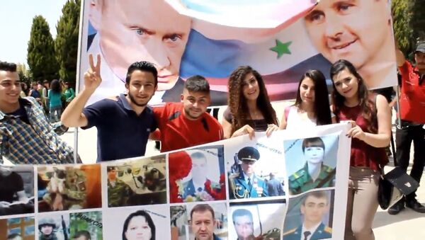 Así se celebra el Día de la Victoria en Siria - Sputnik Mundo