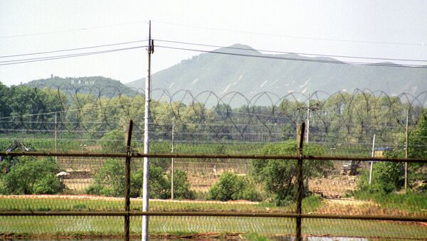 Frontera entre Corea del Norte y Corea del Sur (archivo) - Sputnik Mundo
