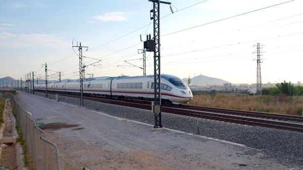 Un tren en España (referencial) - Sputnik Mundo
