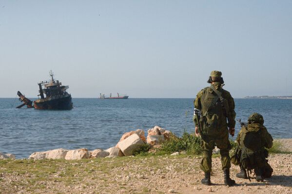 Maniobras militares conjuntas de Rusia y de Siria en Tartus - Sputnik Mundo
