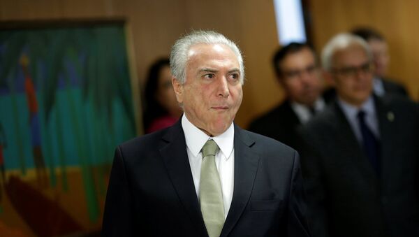 Michel Temer, presidente de Brasil - Sputnik Mundo