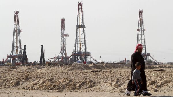Los yacimientos petrolíferos en la provincia de Basra (Archivo) - Sputnik Mundo