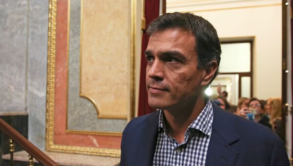 Pedro Sánchez, ex líder del PSOE - Sputnik Mundo