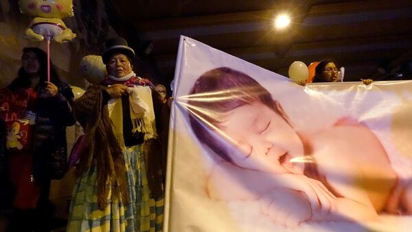 Protesta contra aborto en Bolivia - Sputnik Mundo