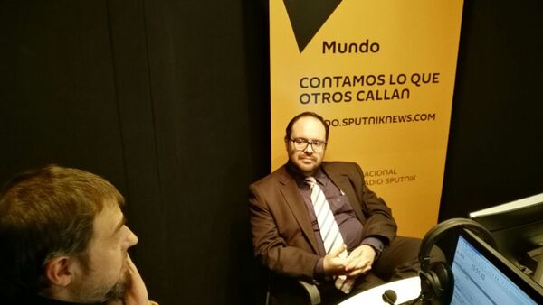 El consejero de Comunicación e Información de la Unesco para América Latina y el Caribe, Guilherme Canela, en entrevista con el programa de radio Telescopio, de Sputnik. - Sputnik Mundo