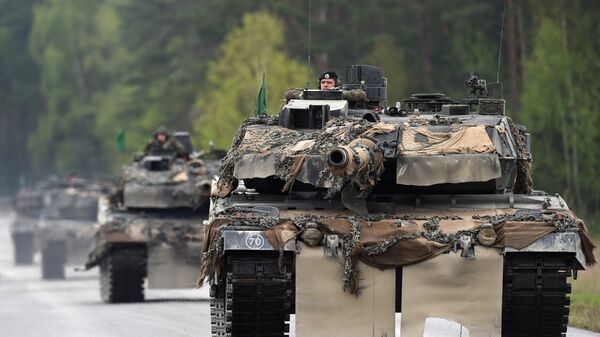 Tanques alemanes Leopard (archivo) - Sputnik Mundo