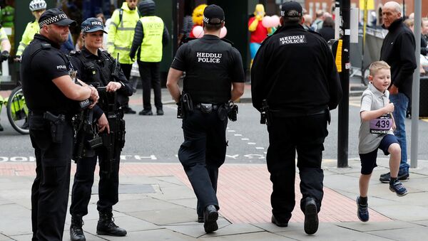 La policía en Manchester - Sputnik Mundo