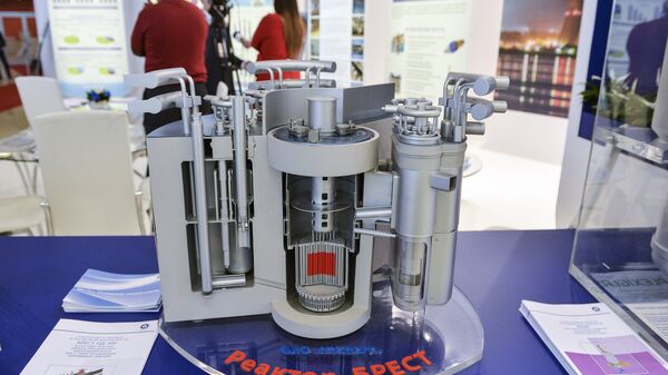 Una maqueta del reactor BREST-300 - Sputnik Mundo